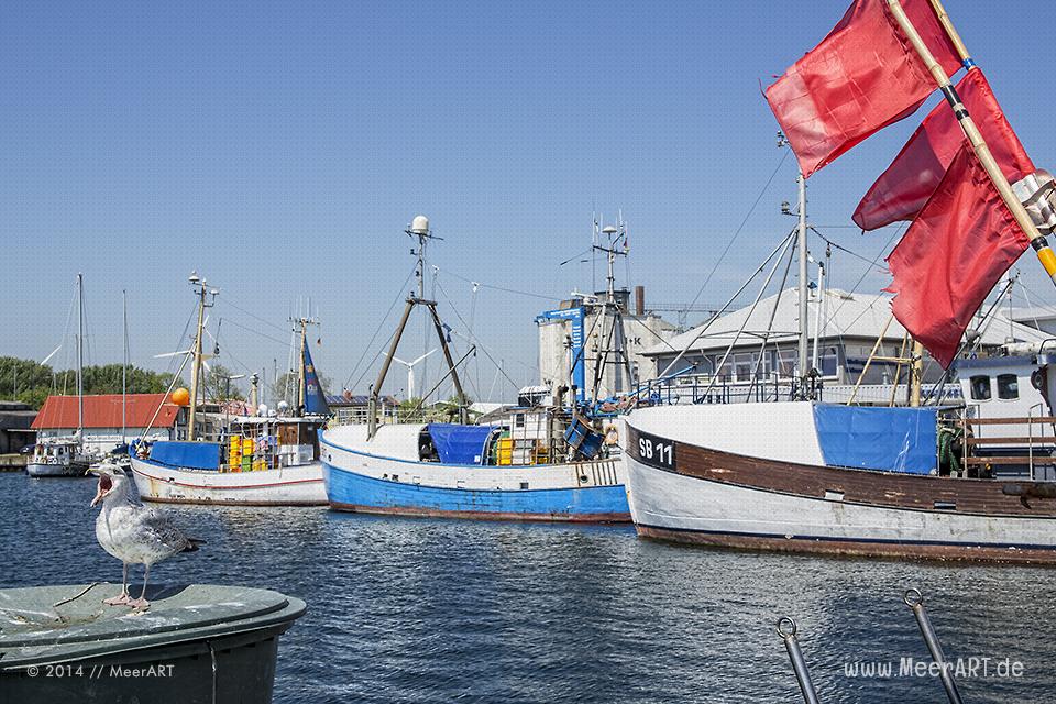 Der Erlebnis-Hafen Burgstaaken auf der schönen Ostseeinsel Fehmarn // Foto: MeerART