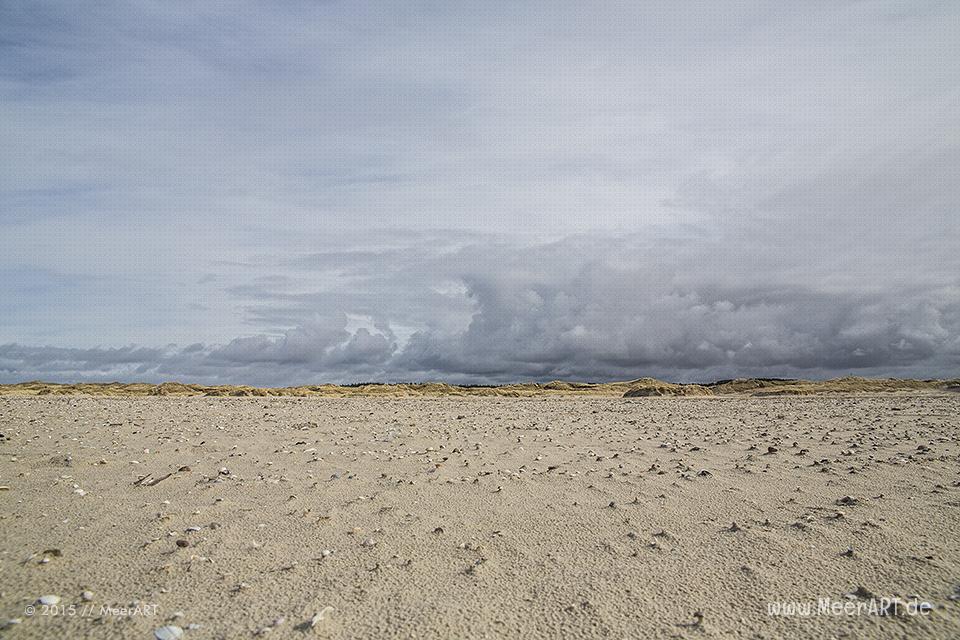 Impressionen vom schier endlos erscheinenden Kniepsand auf Amrum // Foto: MeerART