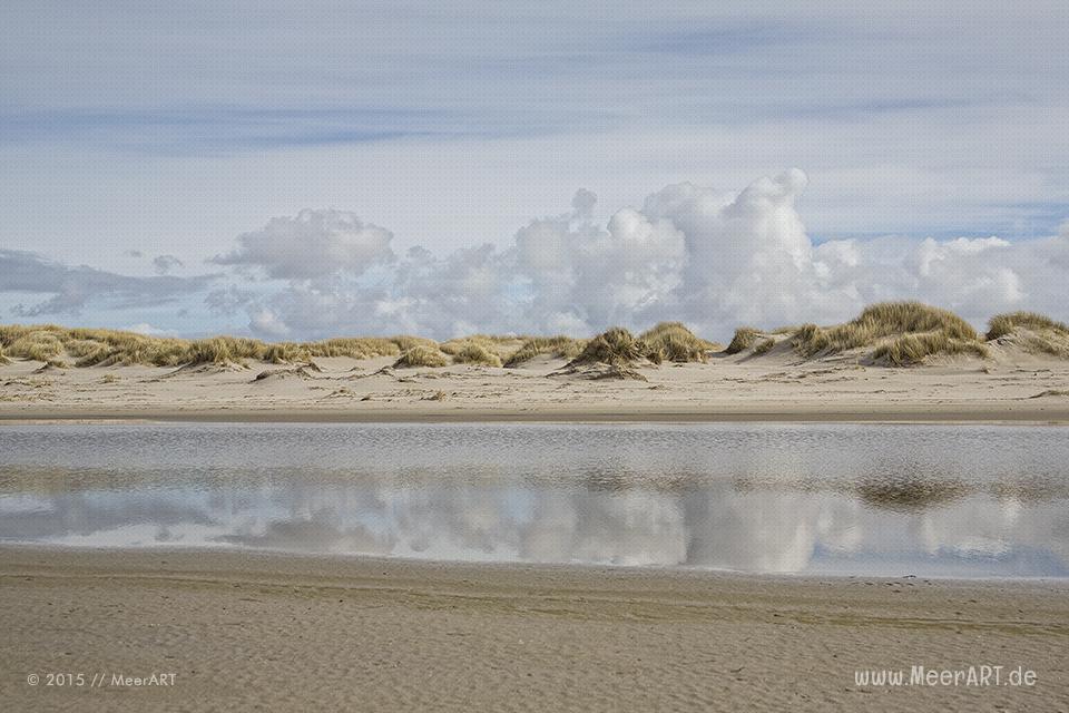 Impressionen vom schier endlos erscheinenden Kniepsand auf Amrum // Foto: MeerART